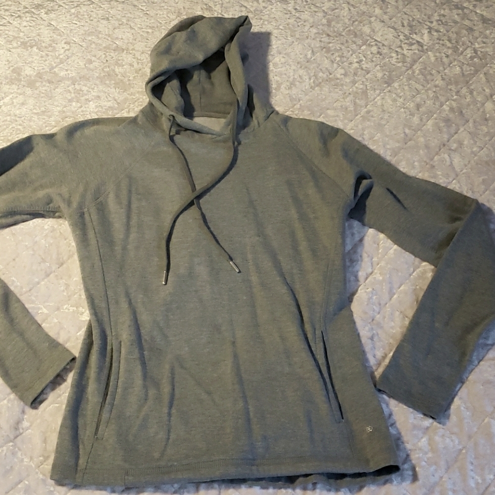 LEG3ND BRAND GRAY HOODIE HOODY HOODED SWEATSHIRT SMALL WOMENS GIRLS JUNIOR GREY